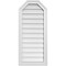 Ekena Millwork Octagonal Top Surface Mount PVC Gable Vent w/ 2"W x 1-1/2"P Brickmould Frame, 16"W x 36"H GVPOT16X3602SN - alternate 1